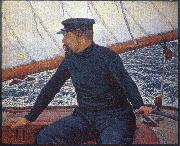Theo Van Rysselberghe signac on his boat Germany oil painting artist